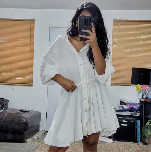 Showpo. Dresses & Skirts - SHOWPO WHITE BELTED DRESS 14